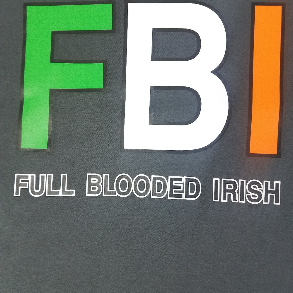 Full Blooded Irish Funny Unisex Graphic T Shirt - Picture 2 of 2